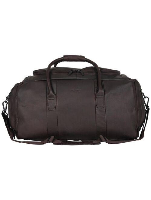 Kenneth Cole Reaction Colombian Leather 20" Single Compartment Top Load Travel Duffel Bag