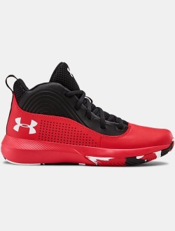 Grade School UA Lockdown 4 Basketball Shoes