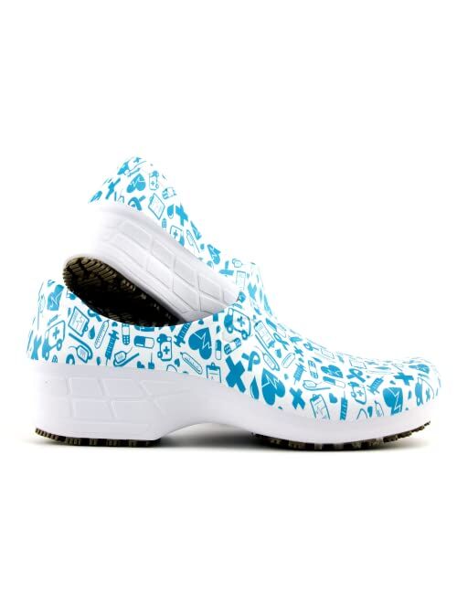 Sticky Professional Shoes for Women - Nursing Waterproof Non-Slip - Printed Colorful Nursing Shoes