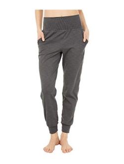 Heather Rib Midi Joggers