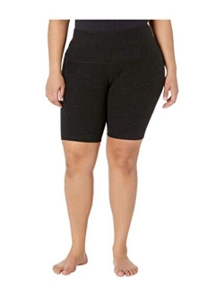 Plus Size High Waisted Biker Shorts