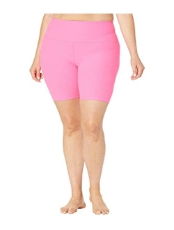 Plus Size High Waisted Biker Shorts