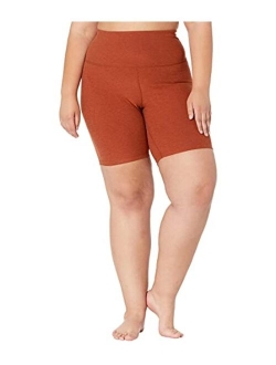 Plus Size High Waisted Biker Shorts