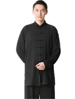 Bjsfxdkjyxgs Tai Chi Uniform Cotton Silk Stretch Tai chi Suit Traditional Tai Chi Exercise