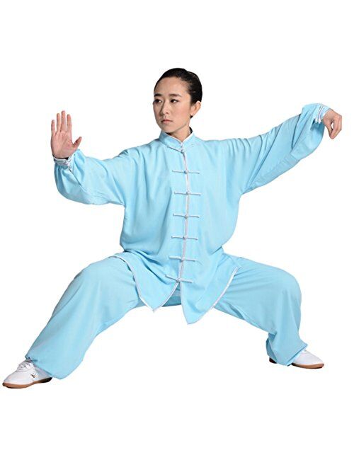 Bjsfxdkjyxgs Tai Chi Uniform Cotton Silk Stretch Tai chi Suit Traditional Tai Chi Exercise