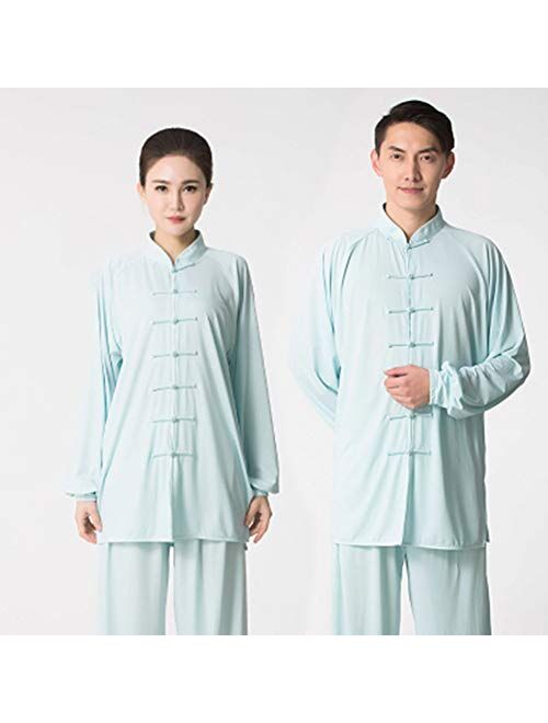 Bjsfxdkjyxgs Tai Chi Uniform Cotton Silk Stretch Tai chi Suit Traditional Tai Chi Exercise