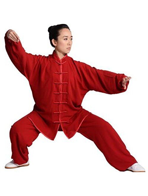 Bjsfxdkjyxgs Tai Chi Uniform Cotton Silk Stretch Tai chi Suit Traditional Tai Chi Exercise