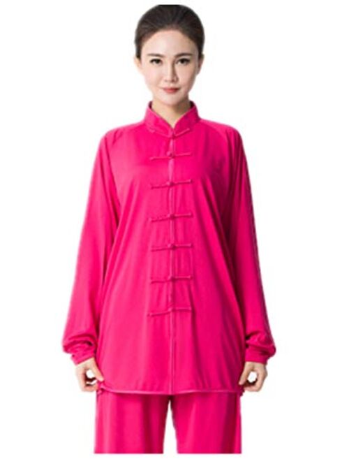 Bjsfxdkjyxgs Tai Chi Uniform Cotton Silk Stretch Tai chi Suit Traditional Tai Chi Exercise