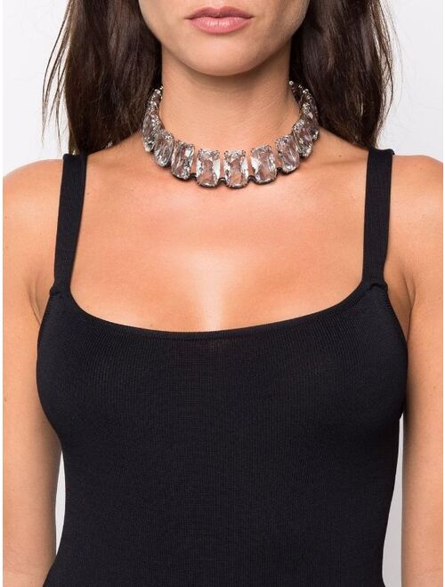 Swarovski Harmonia oversized floating crystal choker