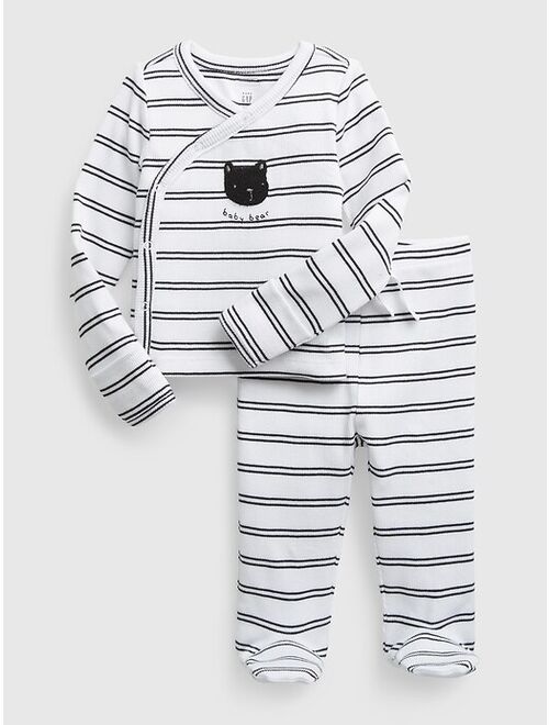 GAP Baby 100% Organic Cotton First Favorite Kimono Outfit Set