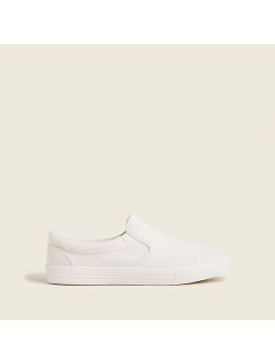 Kids' canvas slip-on sneakers