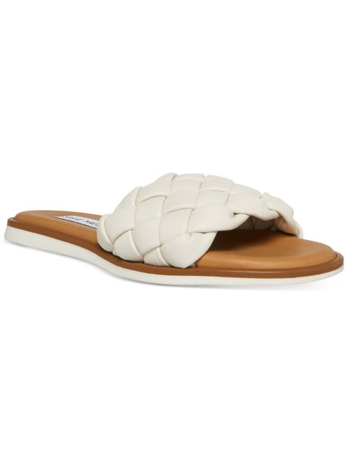 Steve Madden Women's Pasilee Woven Flat Sandals