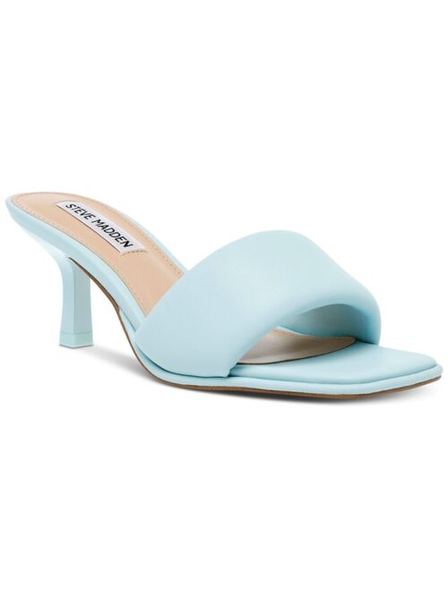 Steve Madden Women's Snazzy Soft-Volume Kitten-Heel Slide Sandals