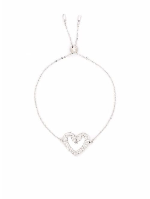 Swarovski Una heart-charm bracelet