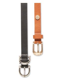 2-Pk. Black & Cognac Belts