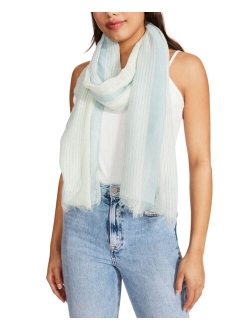 Textured Striped Multi Wear Wrap Scarf