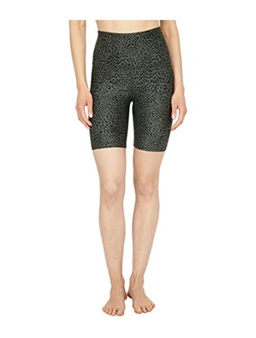 Beyond Yoga Spacedye Printed High Waisted Biker Shorts