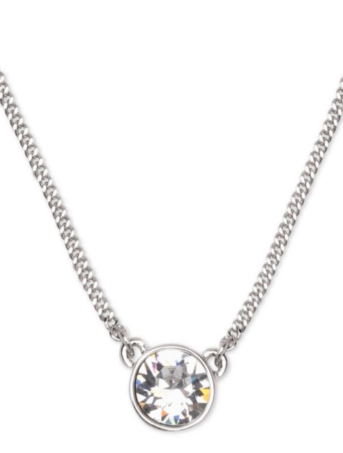 Givenchy Crystal Pendant Necklace, 16" + 2" Extender