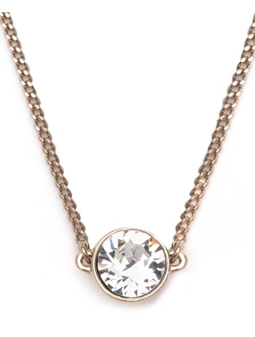 Givenchy Crystal Pendant Necklace, 16" + 2" Extender