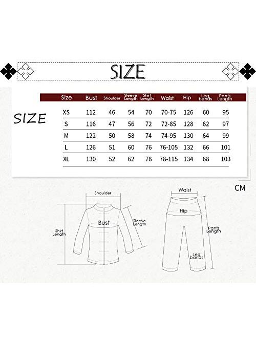 KSUA Mens Martial Arts Uniform Kung Fu Clothing for Martial Arts Chinese Casual Long Sleeve Cotton Linen Yoga Top