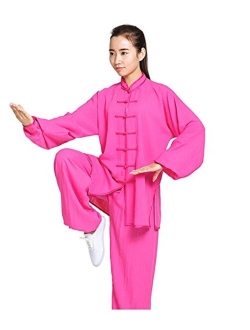 ZooBoo Unisex Womens Linen Kung Fu Tai Chi Uniform Martial Arts Wear