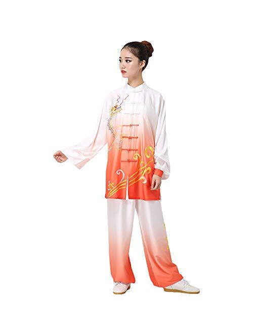 ZooBoo Tai Chi Uniform Clothing - Qi Gong Martial Arts Wing Chun Shaolin Kung Fu Taekwondo Training Cloths