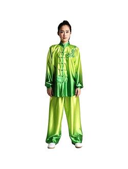 ZooBoo Women's Gradient Tai Chi Kung Fu Sets Martial Arts Uniforms