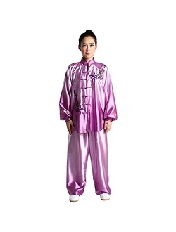 ZooBoo Women's Gradient Tai Chi Kung Fu Sets Martial Arts Uniforms