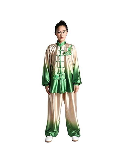 ZooBoo Women's Gradient Tai Chi Kung Fu Sets Martial Arts Uniforms