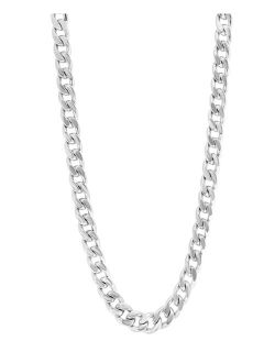 Collection EFFY Men's Curb Link 22" Chain Necklace in Sterling Silver