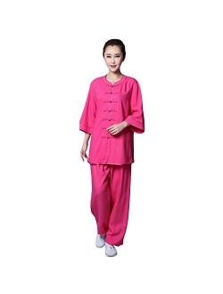 ZooBoo Women Taichi Uniform Martial Art Set Breathable Morning Exercise Wear