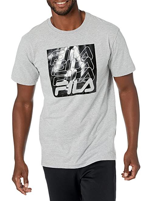 Fila Men's Metallic Logo Tee