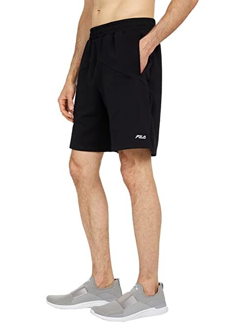 Fila Atif Polyester E-Waist Solid Shorts