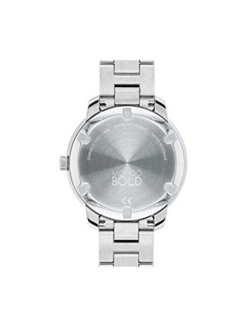 Movado Women's Swiss Quartz Watch with Stainless Steel Strap, Two Tone, 16.95 (Model: 3600749)