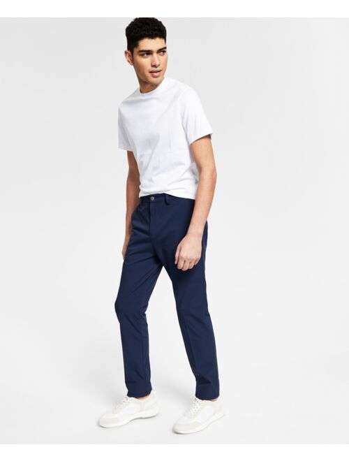 Buy Calvin Klein Men's Slim Fit Tech Solid Performance Dress Pants ...