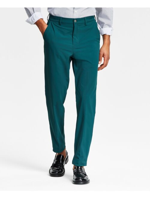 Calvin Klein Men's Slim Fit Tech Solid Performance Dress Pants