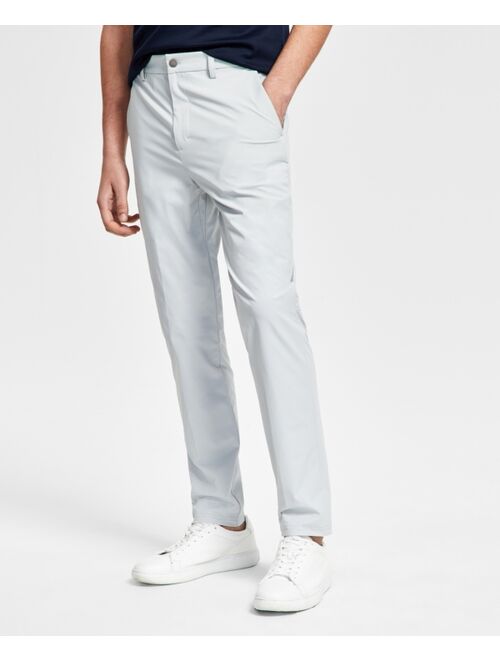 Calvin Klein Men's Slim Fit Tech Solid Performance Dress Pants