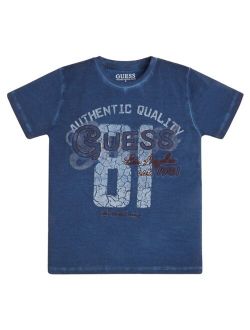 Big Boys Applique Logo Washed T-shirt