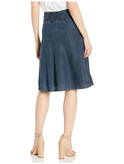 NIC+ZOE Women's Denim Summer Fling Flirt Skirt