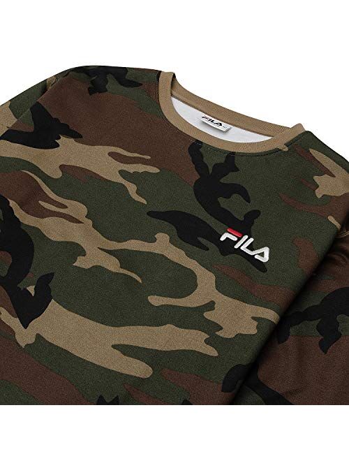 FILA Sweatshirts for Men, Crewneck Sweatshirt, Big and Tall Mens Sweatshirt