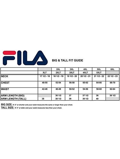 FILA Sweatshirts for Men, Crewneck Sweatshirt, Big and Tall Mens Sweatshirt