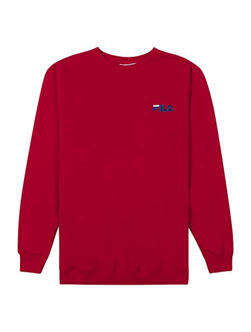 FILA Sweatshirts for Men, Crewneck Sweatshirt, Big and Tall Mens Sweatshirt