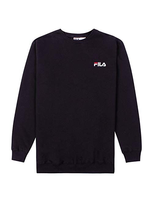 FILA Sweatshirts for Men, Crewneck Sweatshirt, Big and Tall Mens Sweatshirt