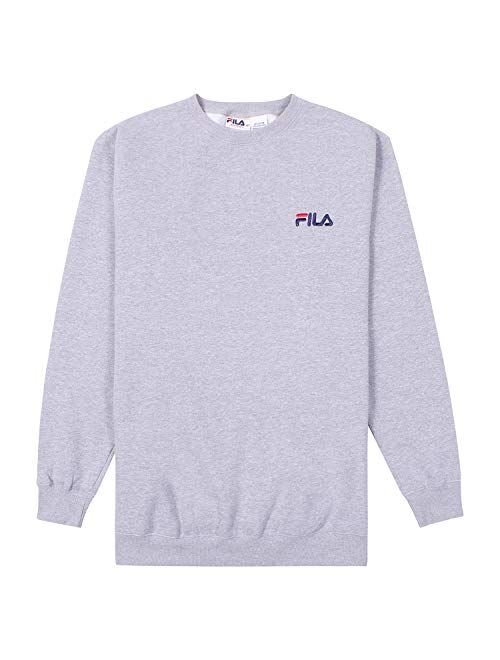 FILA Sweatshirts for Men, Crewneck Sweatshirt, Big and Tall Mens Sweatshirt