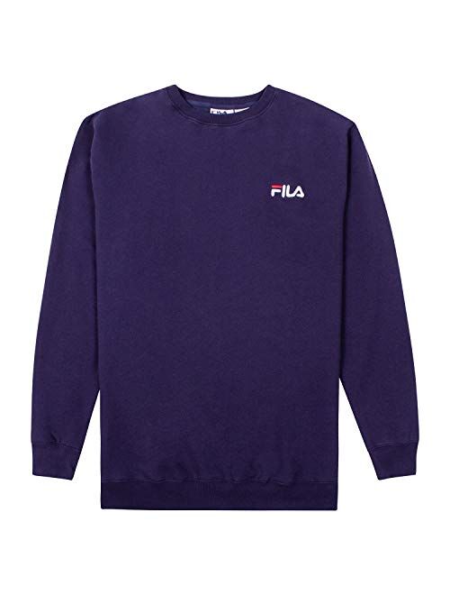 FILA Sweatshirts for Men, Crewneck Sweatshirt, Big and Tall Mens Sweatshirt