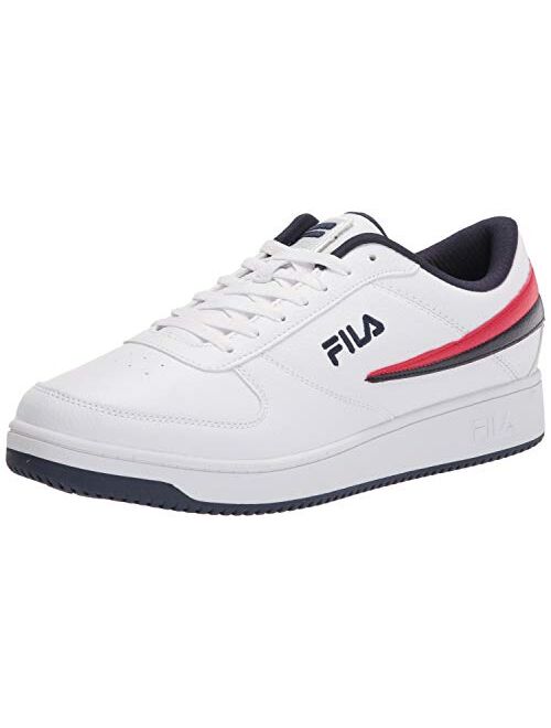 Fila Men's Faux Leather Low Top Sneaker