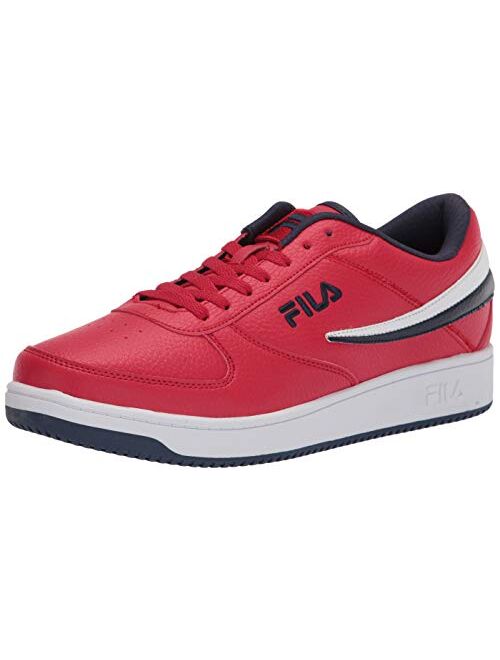 Fila Men's Faux Leather Low Top Sneaker