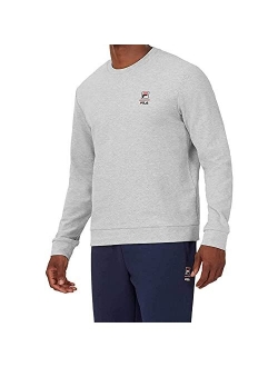 Mens Long Sleeve Crew Neck Lightweight Sweatshirt