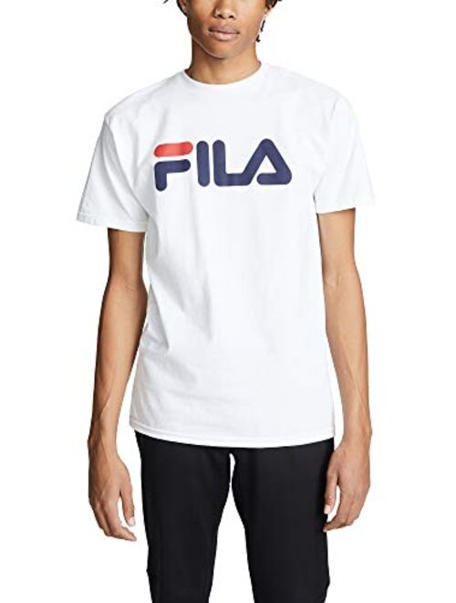 Fila Men's Printed Cotton Short Sleeve Tee