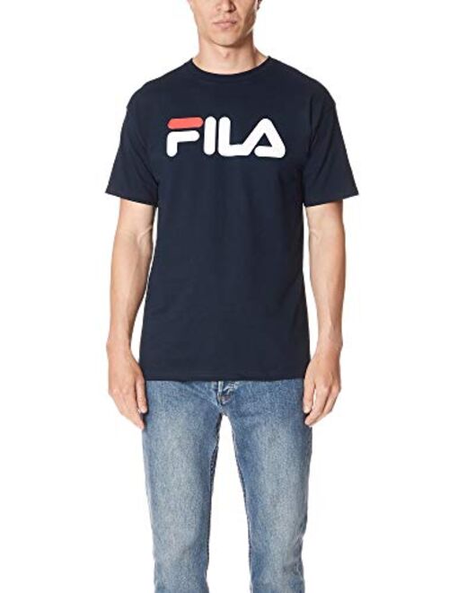 Fila Men's Printed Cotton Short Sleeve Tee